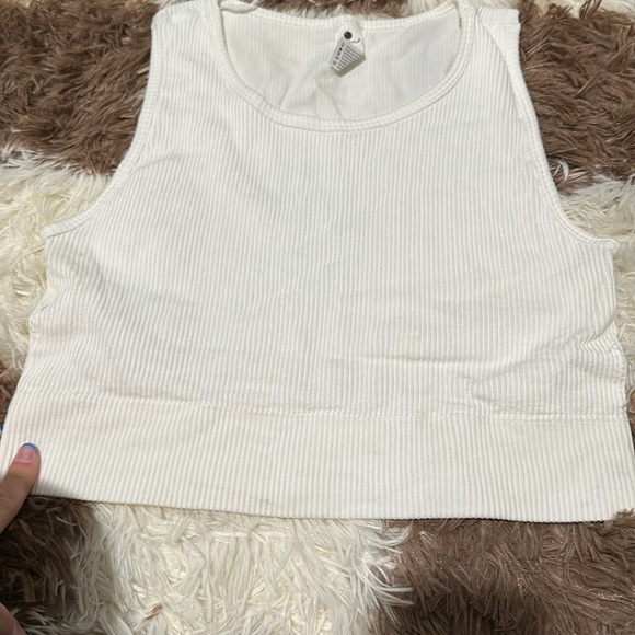 White Yogalicious Workout Top - Picture 3 of 4